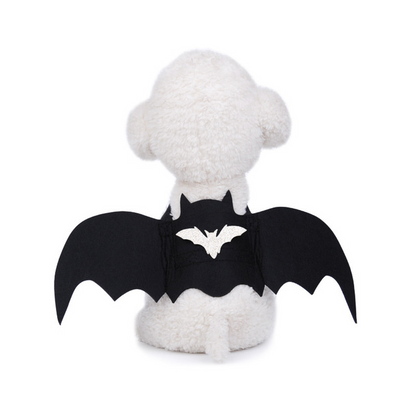 Halloween Pet Leash with Felt Bat Costume Design