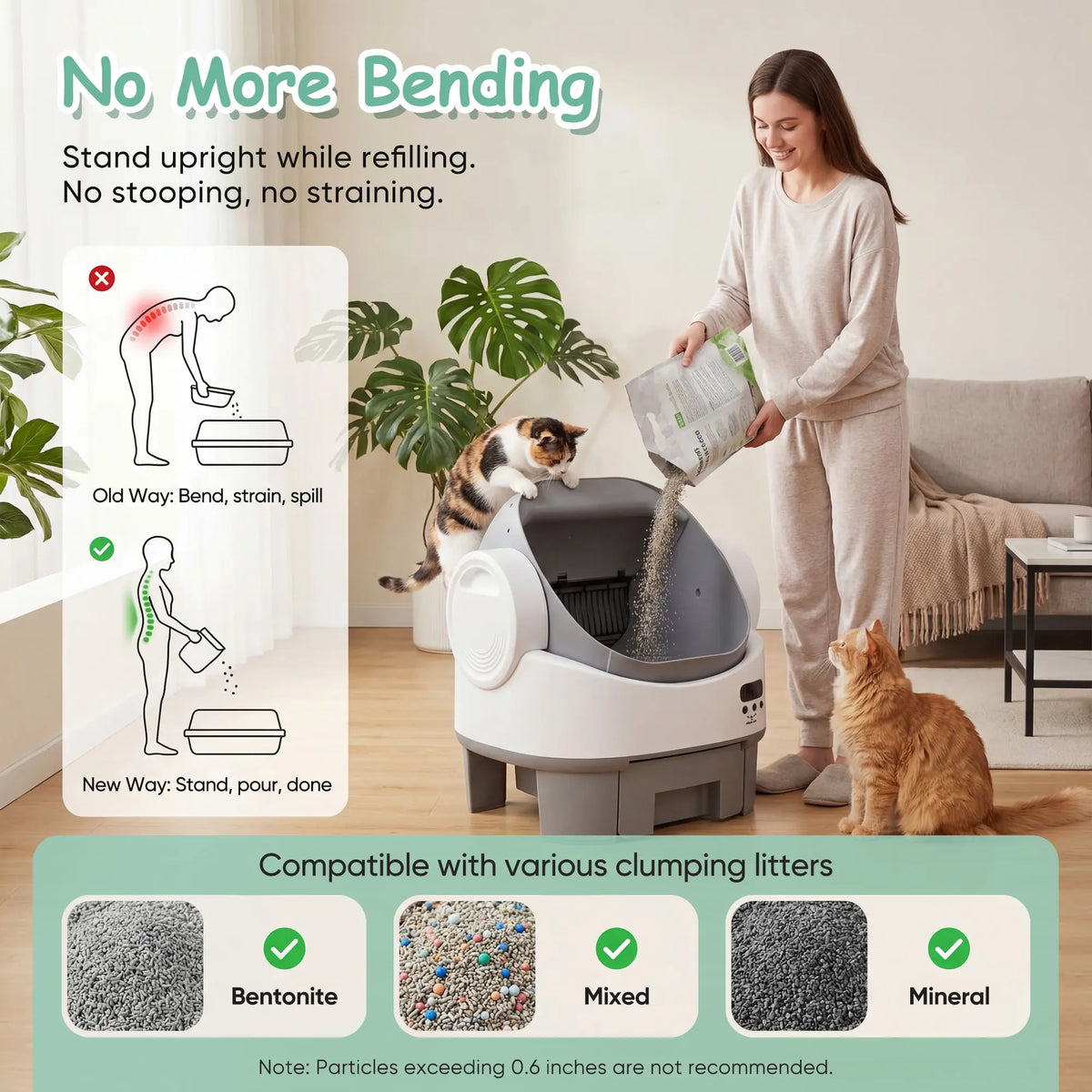 [Warcat] Next-Gen Automatic Open-Top Cat Litter Box