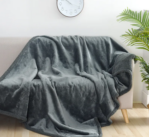 Waterproof Flannel Velvet Blanket for Sofa & Bed