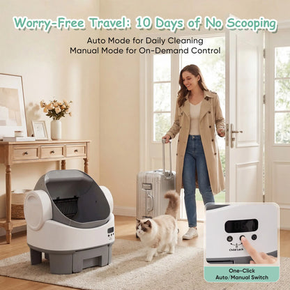 [Warcat] Next-Gen Automatic Open-Top Cat Litter Box