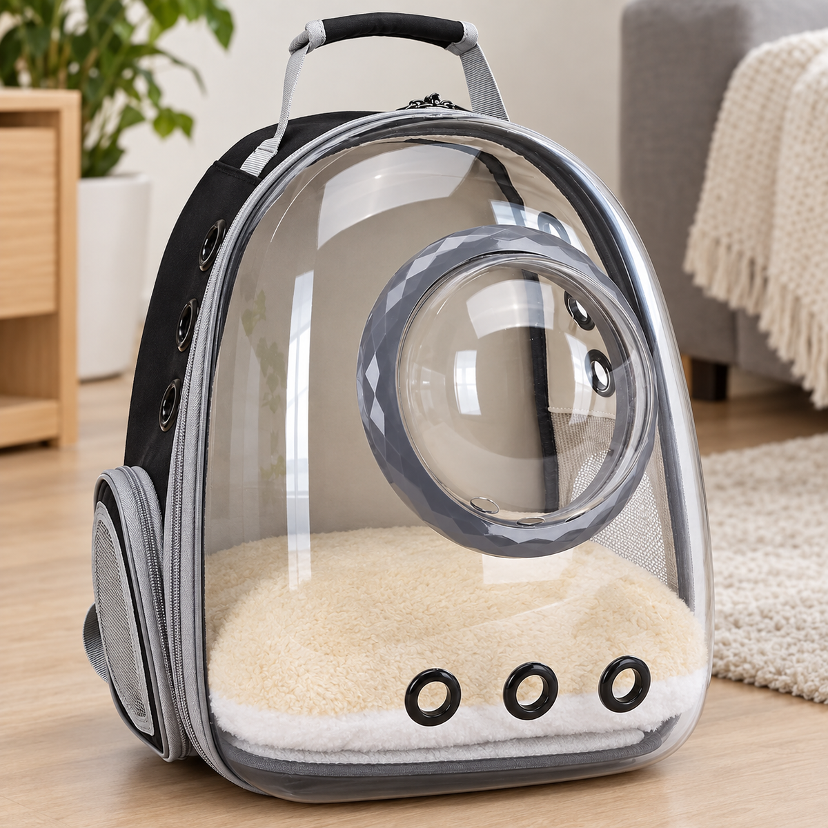 Transparent Cat Carrier Backpack with Bubble Window