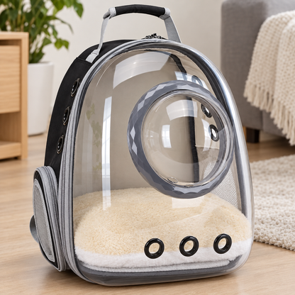 Transparent Cat Carrier Backpack with Bubble Window