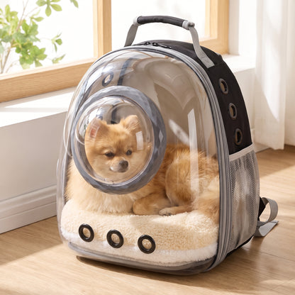 Transparent Cat Carrier Backpack with Bubble Window
