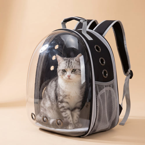 Carrier Backpacks for Cat and Dog - black