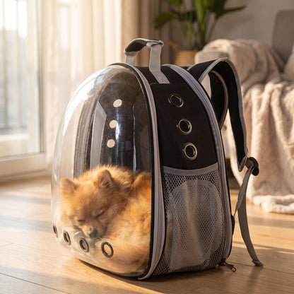 Carrier Backpacks for Cat and Dog - black
