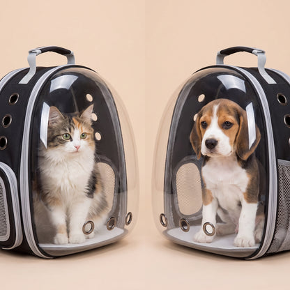 Carrier Backpacks for Cat and Dog - black