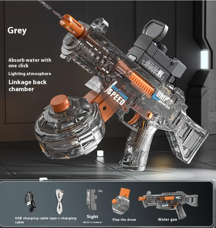 Electric Water Gun | Light UMP45 | Large Capacity