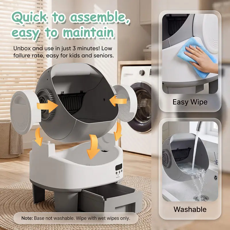 [Warcat] Next-Gen Automatic Open-Top Cat Litter Box